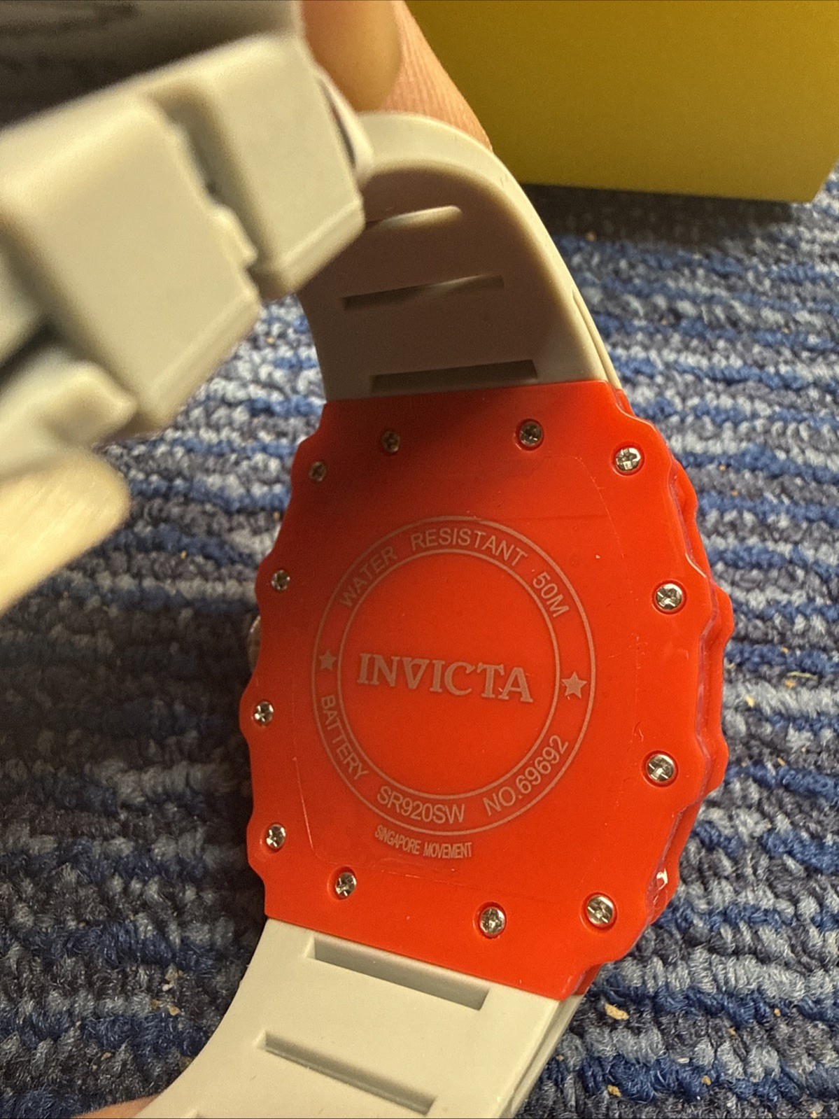 Invicta Racing Red Leopard Nitro Gen Men’s Watch 43mm Scarlet & Gray NEW!!🏎️🏁
