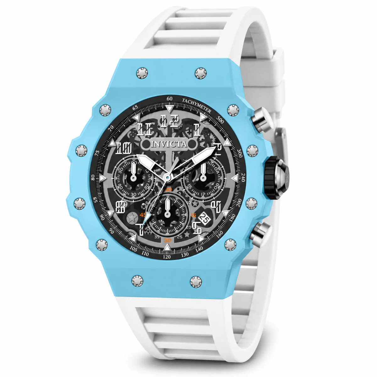 Invicta Racing Vaulthan Men’s Watch – 44mm. White (69673)