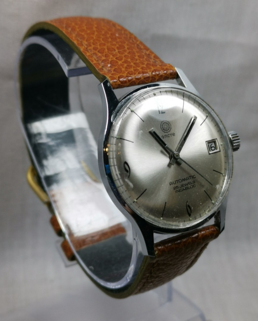 Ancre Date Automatic 25J Cal. PUW 1561 Germany Gents Wristwatch