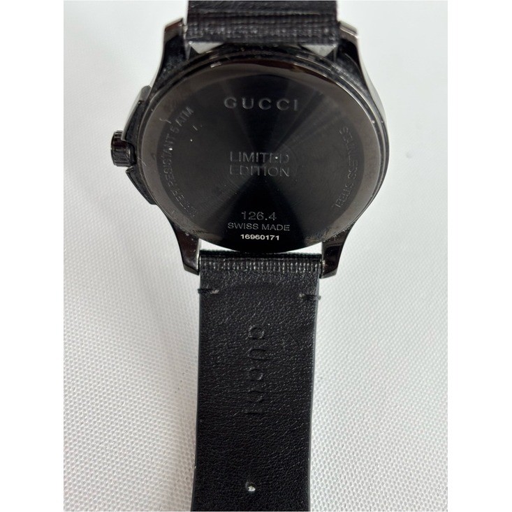 Gucci G-Timeless Ghost Limited Edition Black PVD Watch Swiss Made