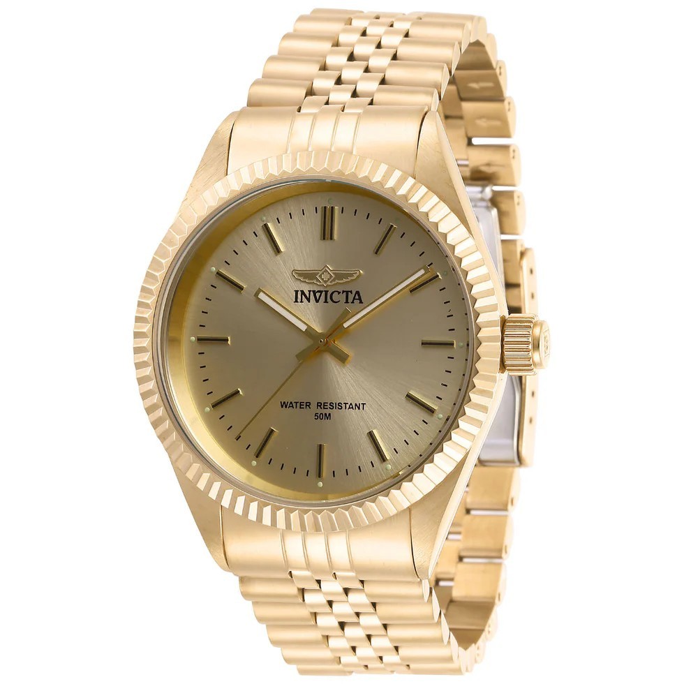 Invicta Specialty Men’s Quartz Watch – 43mm, Gold-Tone (29388)