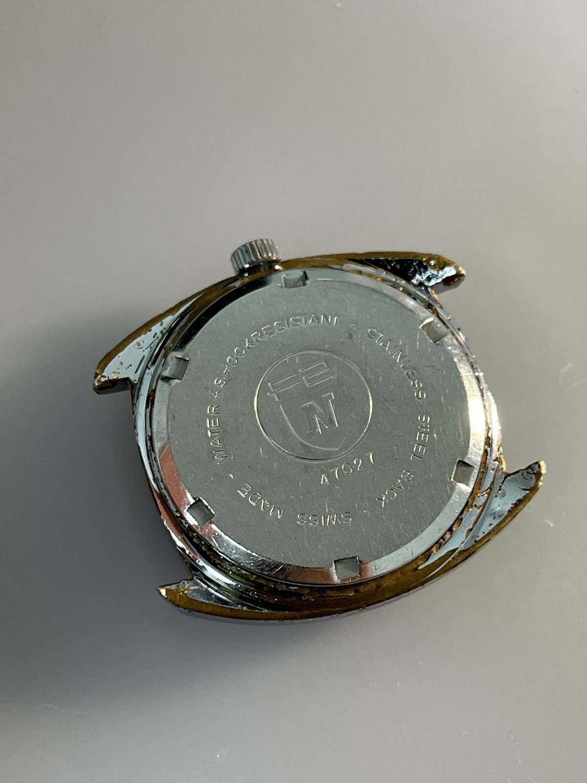 Nivada Grenchen F2 – Manual Wind – Brown/Bronze Dial Patina – Vintage