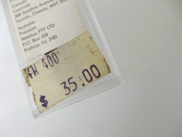 BIG ECLIPSE! 1987 B/W Collectible Swatch with DATE, ORIGINAL CASE! NOS-RARE!