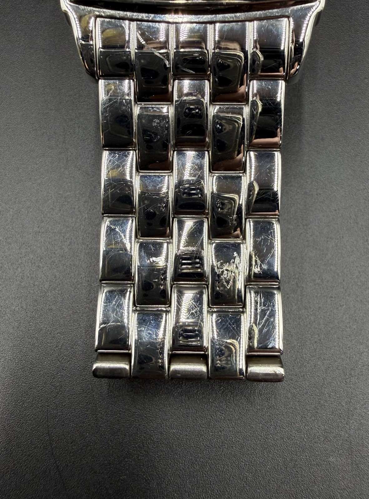 Jacques Lemans 34MM Men’s Stainless Steel Date Tank Style Watch 1-1607 5ATM