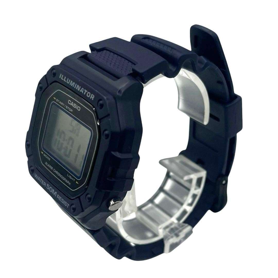 Casio W-218H-1A Digital Illuminator Watch Used