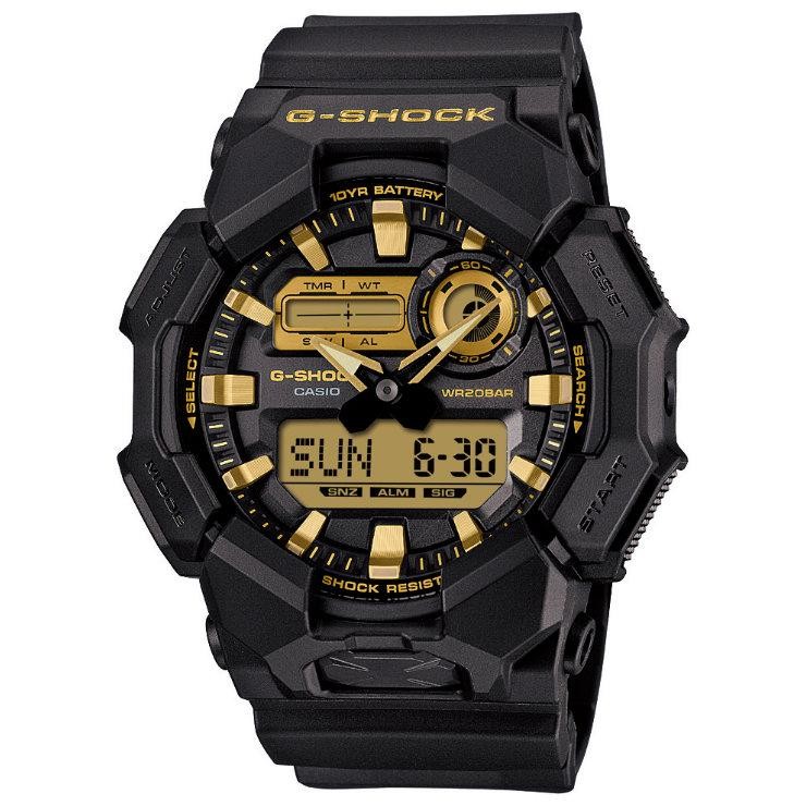 Casio G-Shock GA-010GB-1A9JF Long Life Battery Men’s Watch Black x Gold