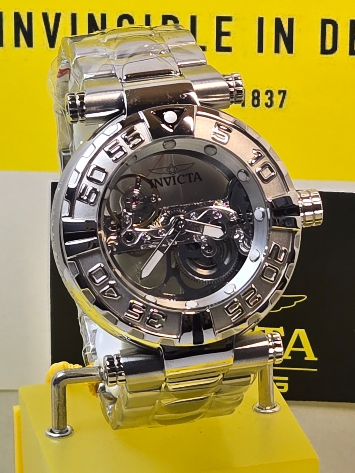 Invicta Subaqua Nebula Automatic Men’s Watch 47mm Steel w/ Skeleton Dial NEW!!!