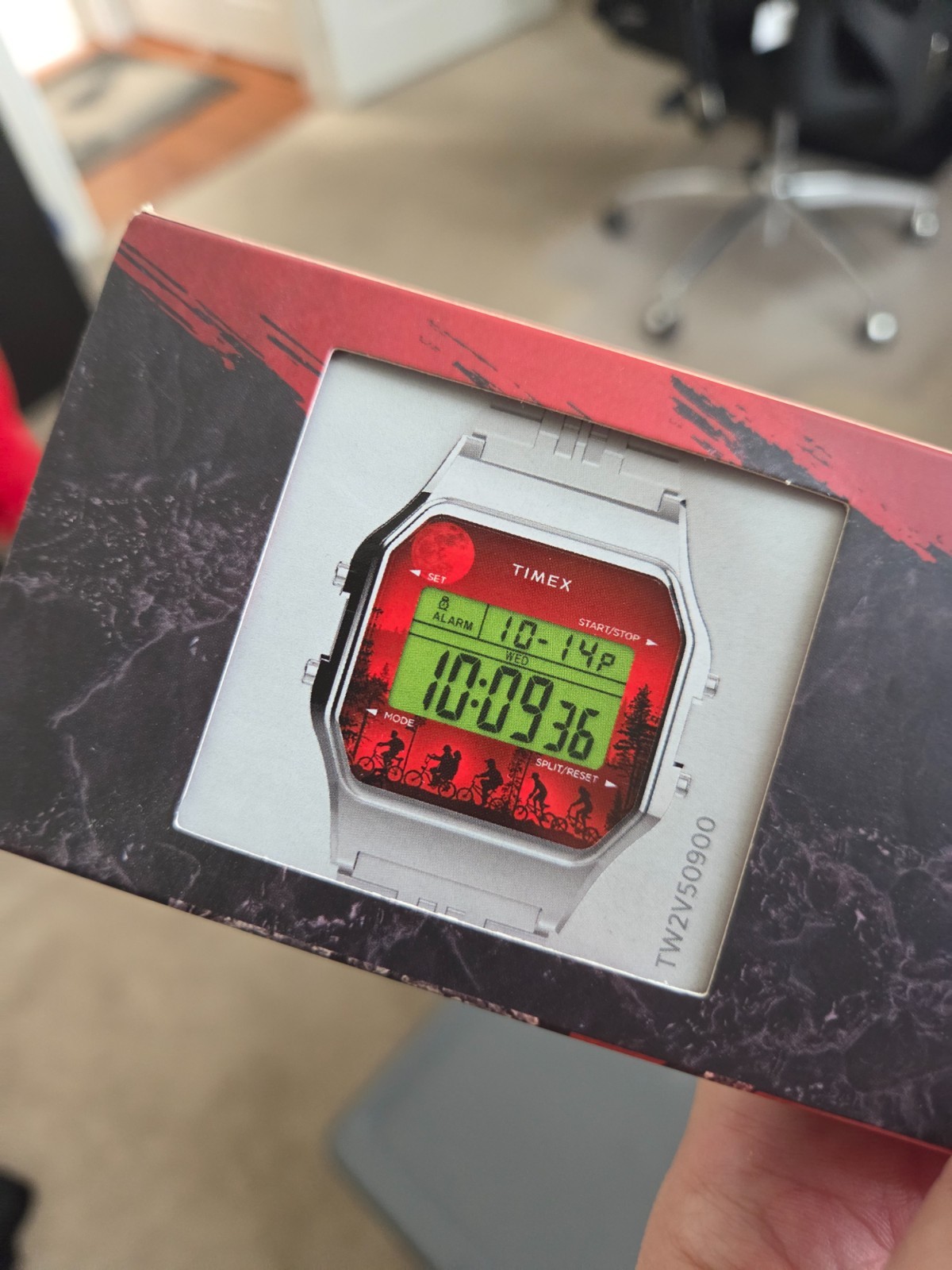 Stranger Things Wrist Watch Timex T80 34mm Stainless Steel Unisex