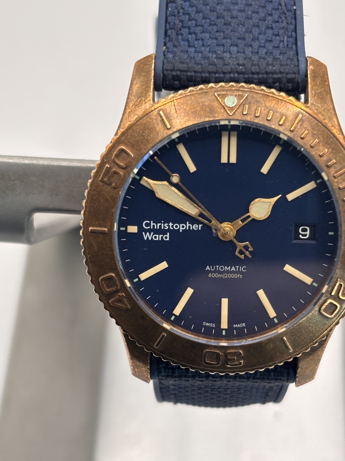 Christopher Ward C60 Trident Mk2 Pro 600 Bronze 38mm (11/2018) WH1736T