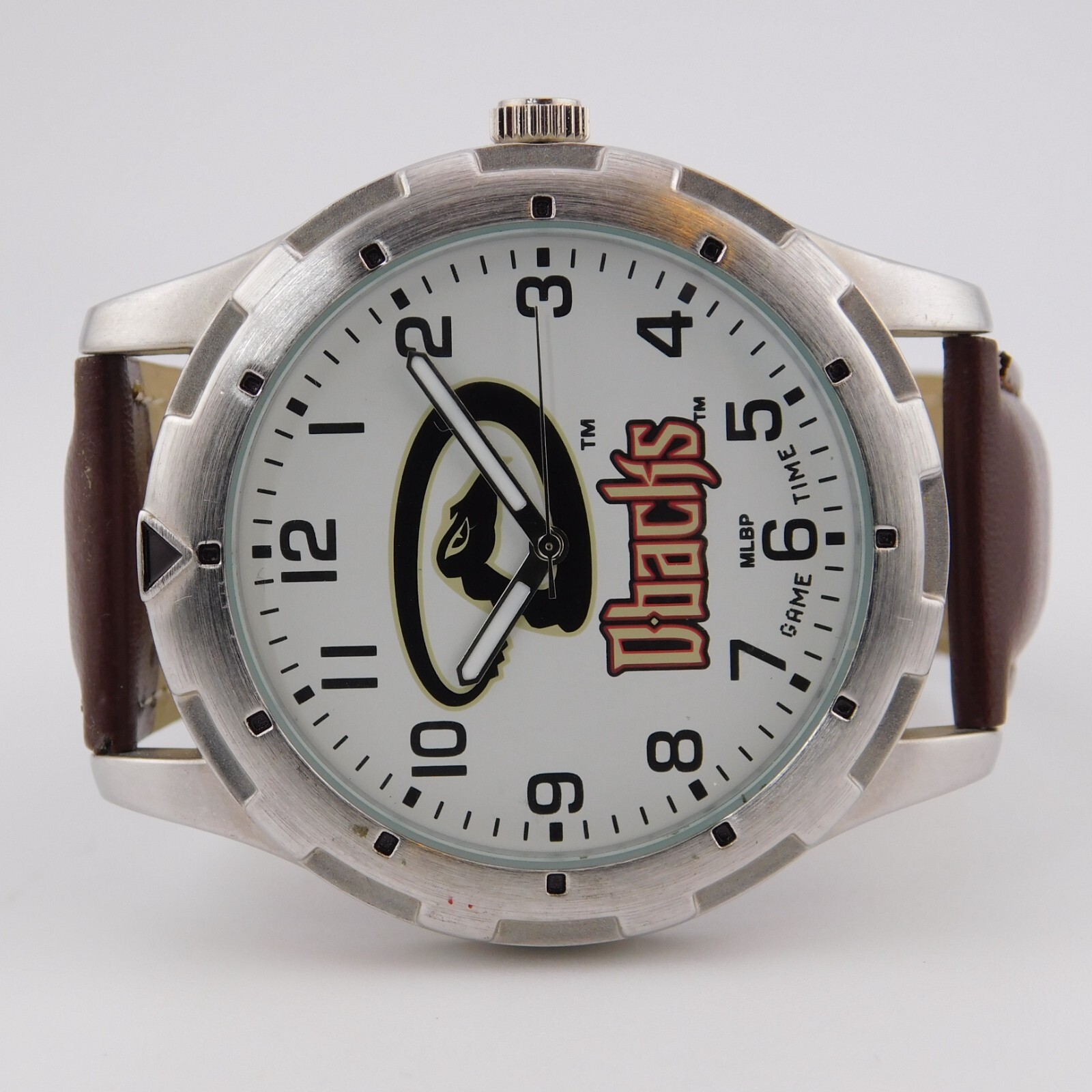 GAME TIME Arizona Dbacks MLBP Quartz Analog Men’s Watch New Battery