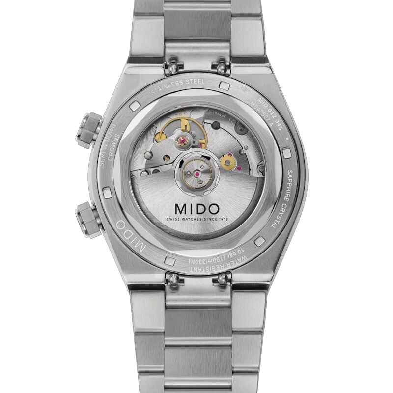 Mido Multifort 8 Two Crowns 40mm Grey Dial Steel Men’s Watch M0475071108100
