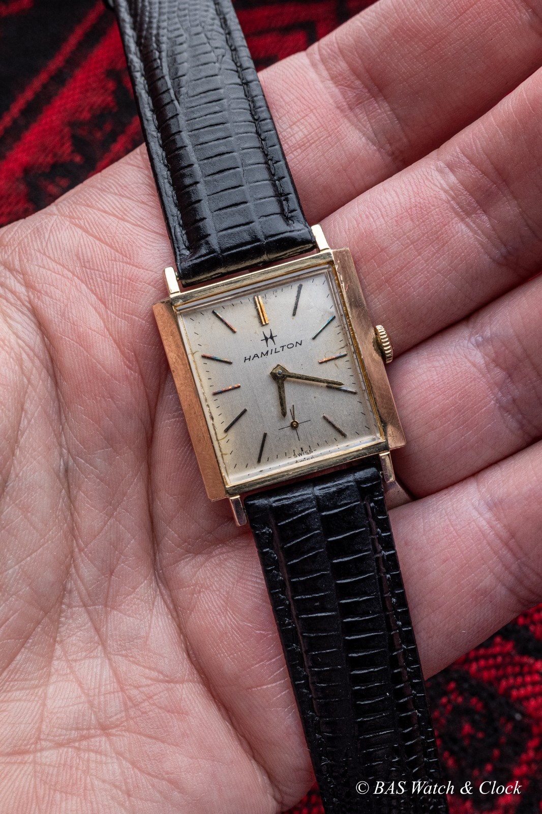 Vintage Hamilton Thinline 6501 – Square Gold Filled – Fully Serviced