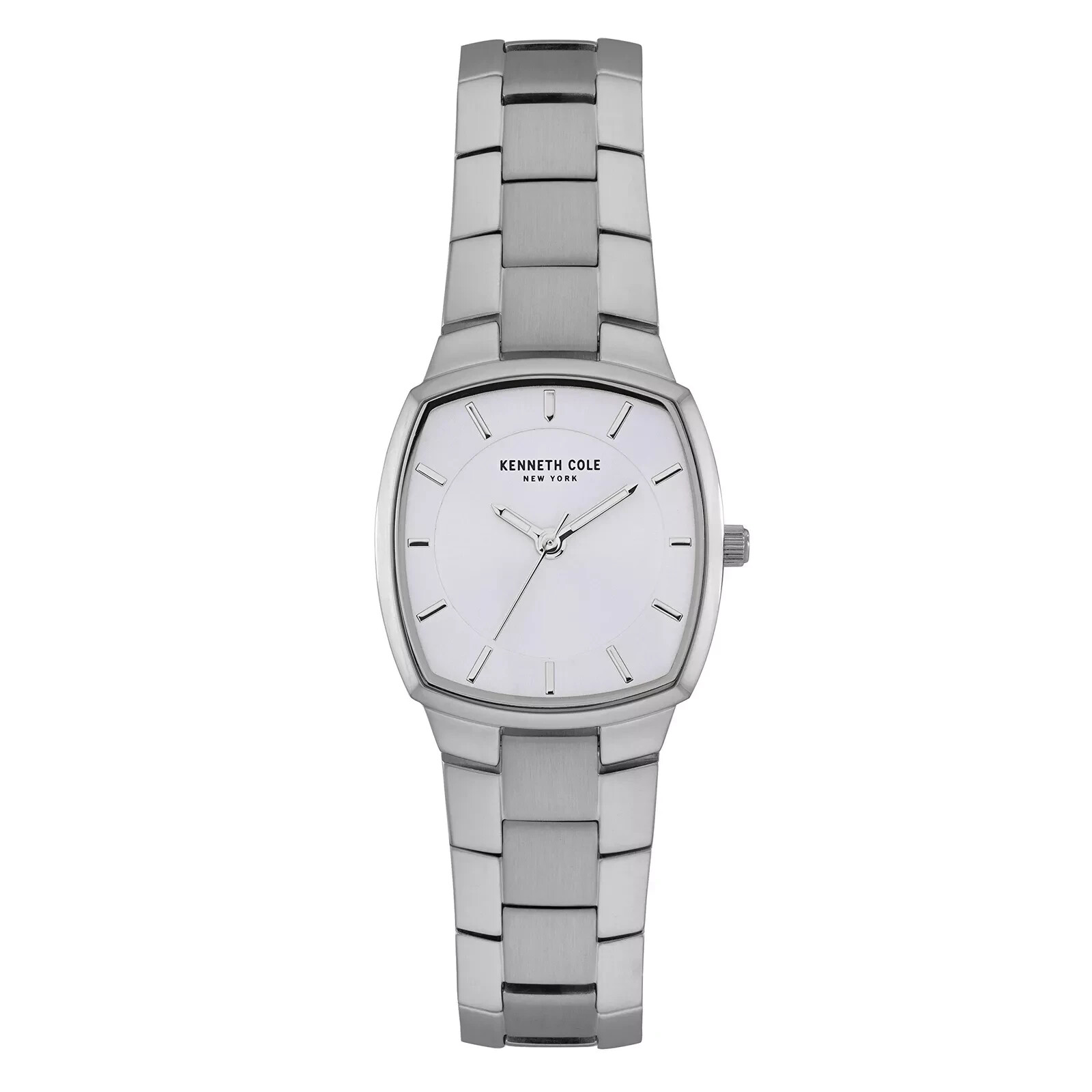 Kenneth Cole Ladies Classic 25mm Stainless Steel Quartz Watch – KC50893002 NEW