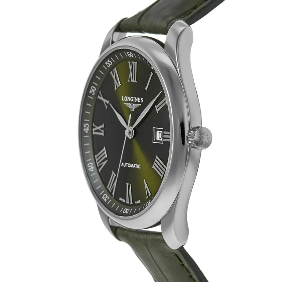 New Longines Master Collection Automatic 42mm Green Men’s Watch L2.893.4.09.2