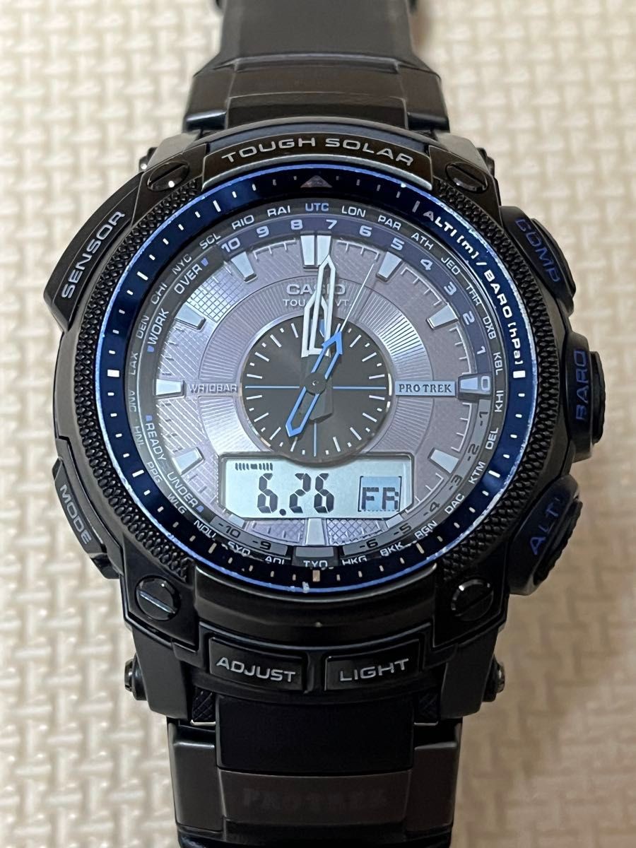CASIO PRO TREK PRW-5000Y 5114 Tough Solar Watch