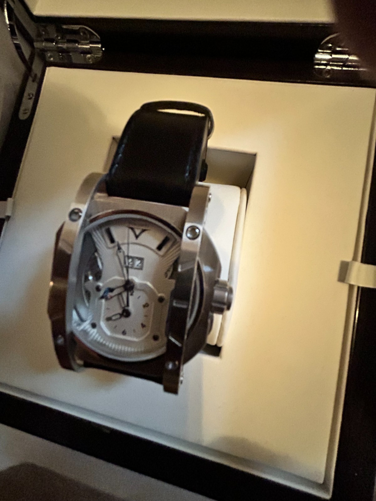 Visconti Men’s ‘GMT Elegance’ Limited Edition Silver Dial W102-00-104 25th Anni