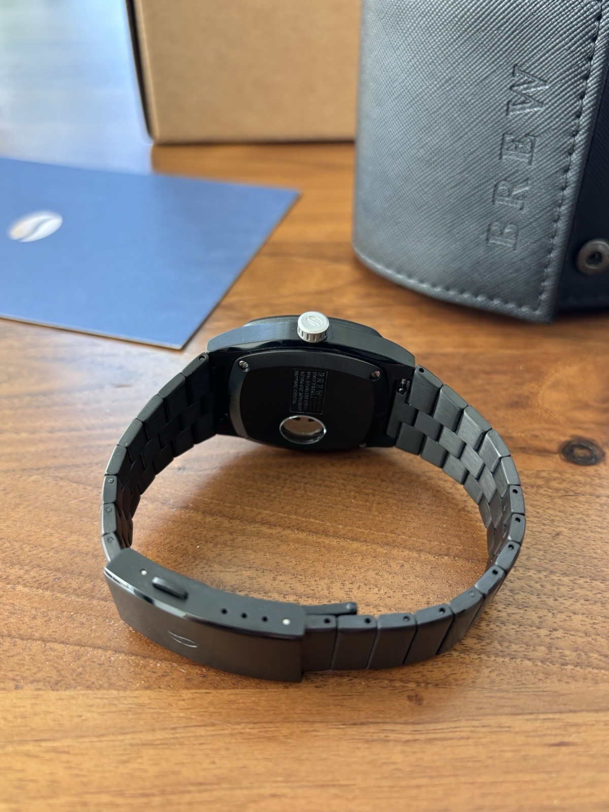 RARE Brew Metric Automatic, NON- Chrono, Black PVD, Bracelet, Ltd 145/500