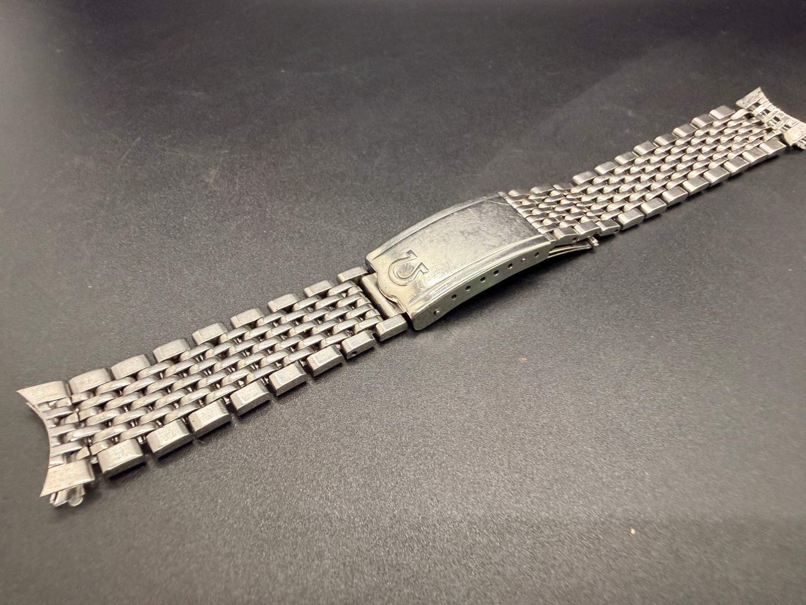 Vintage Omega 8270/570 18mm Stainless BOR Beads of Rice Bracelet Constellation