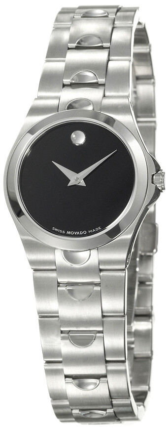 Movado 0605558 Luno Silver Tone Stainless Steel Women’s Watch ~ GREAT GIFT