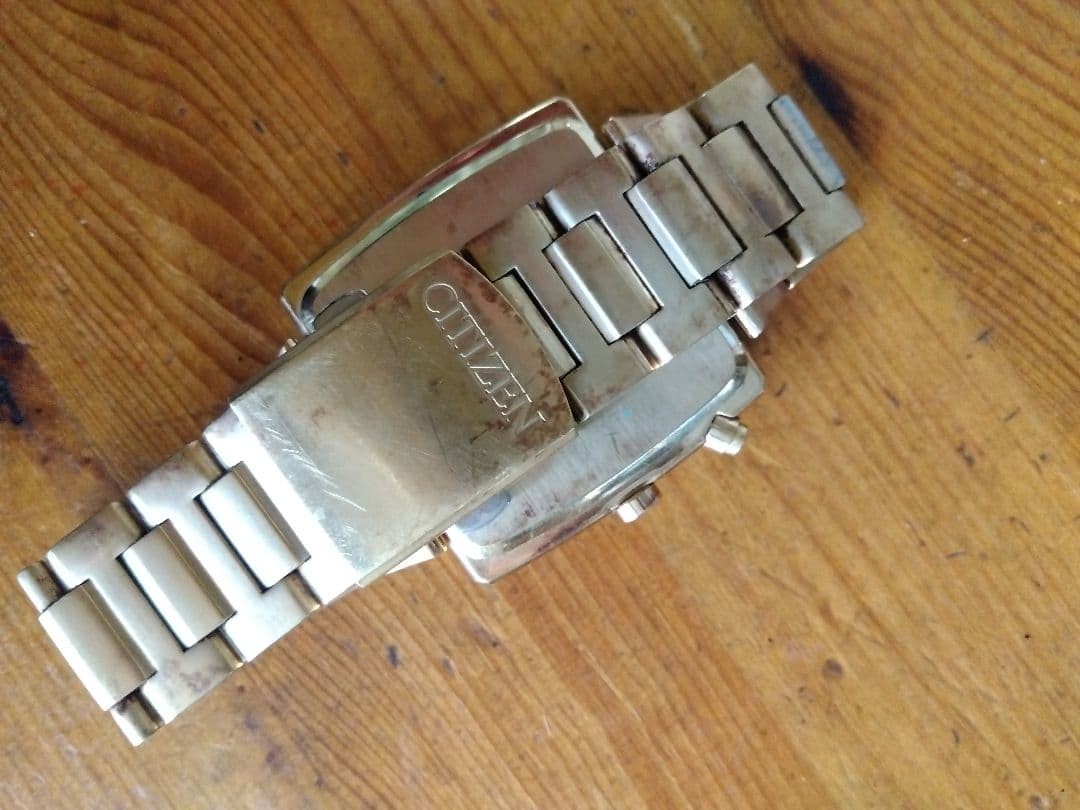 Citizen Eco-Drive, working condition, rectangular. 【USED】
