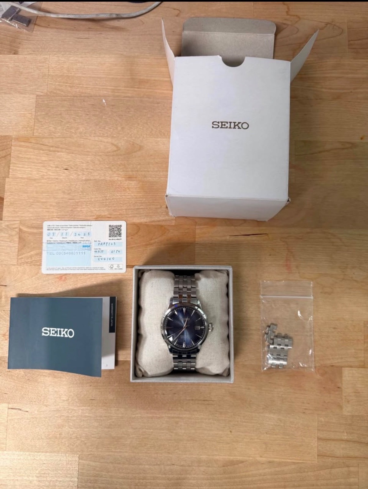 Seiko Presage Blue Men’s Watch – SARY123