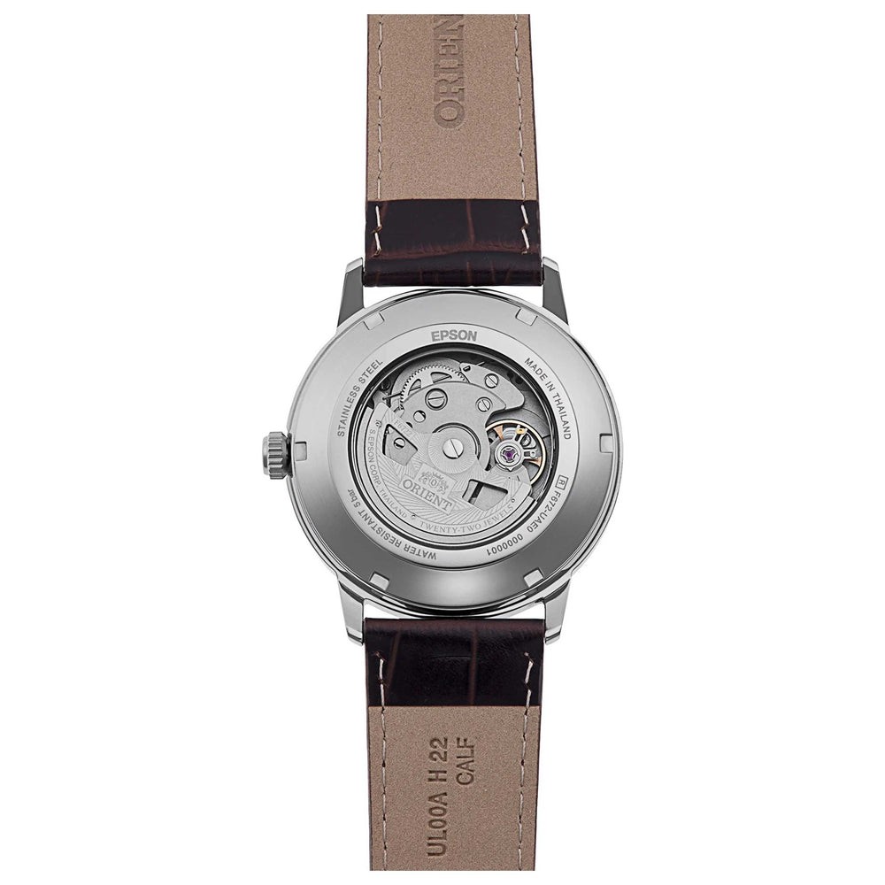 Orient Men’s Symphony III Red Dial Automatic 42mm Watch RA-AC0F15R