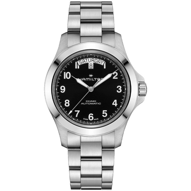 New Hamilton Khaki Field King 40mm Day-Date Black Dial Men’s Watch H64475131