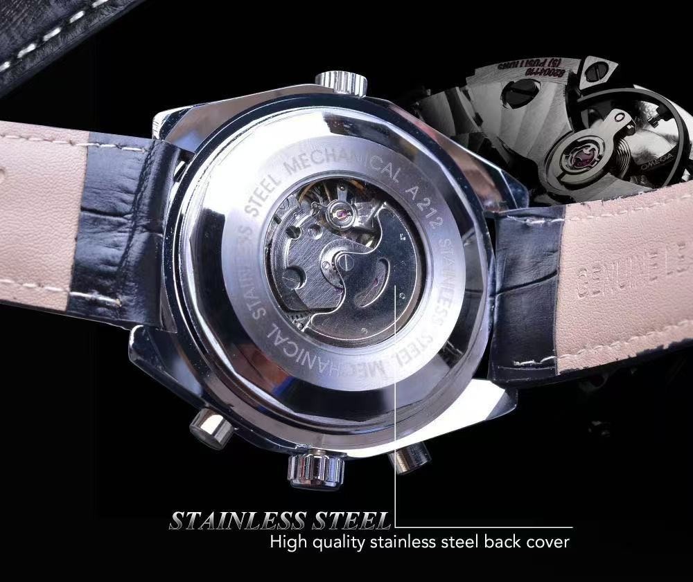 luxury Pilot/Aviator Mens Automatic Mechanical Watch Alloy Self-winding Gift
