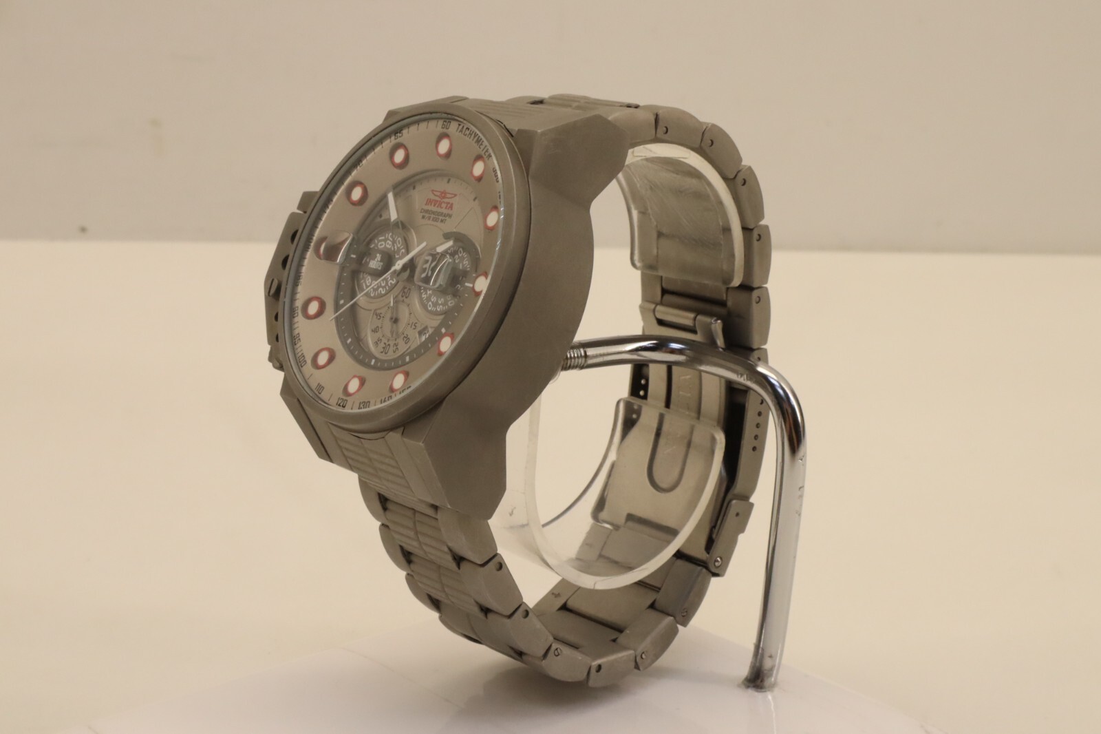 Invicta 18698 I-Force Bomber Chronograph Watch Gunmetal 50mm #162