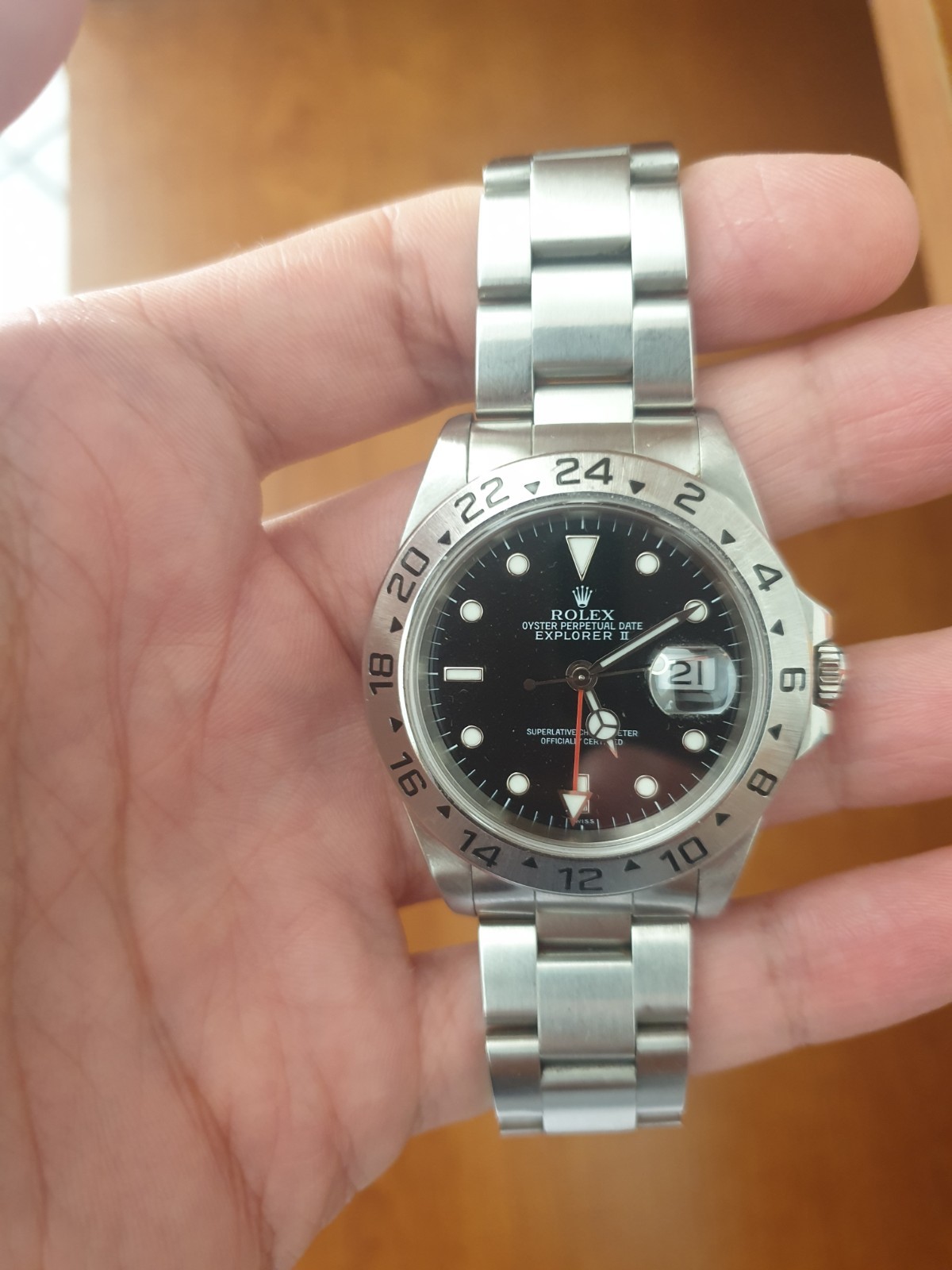Rolex Explorer 2 ref. 16570 Year 2000