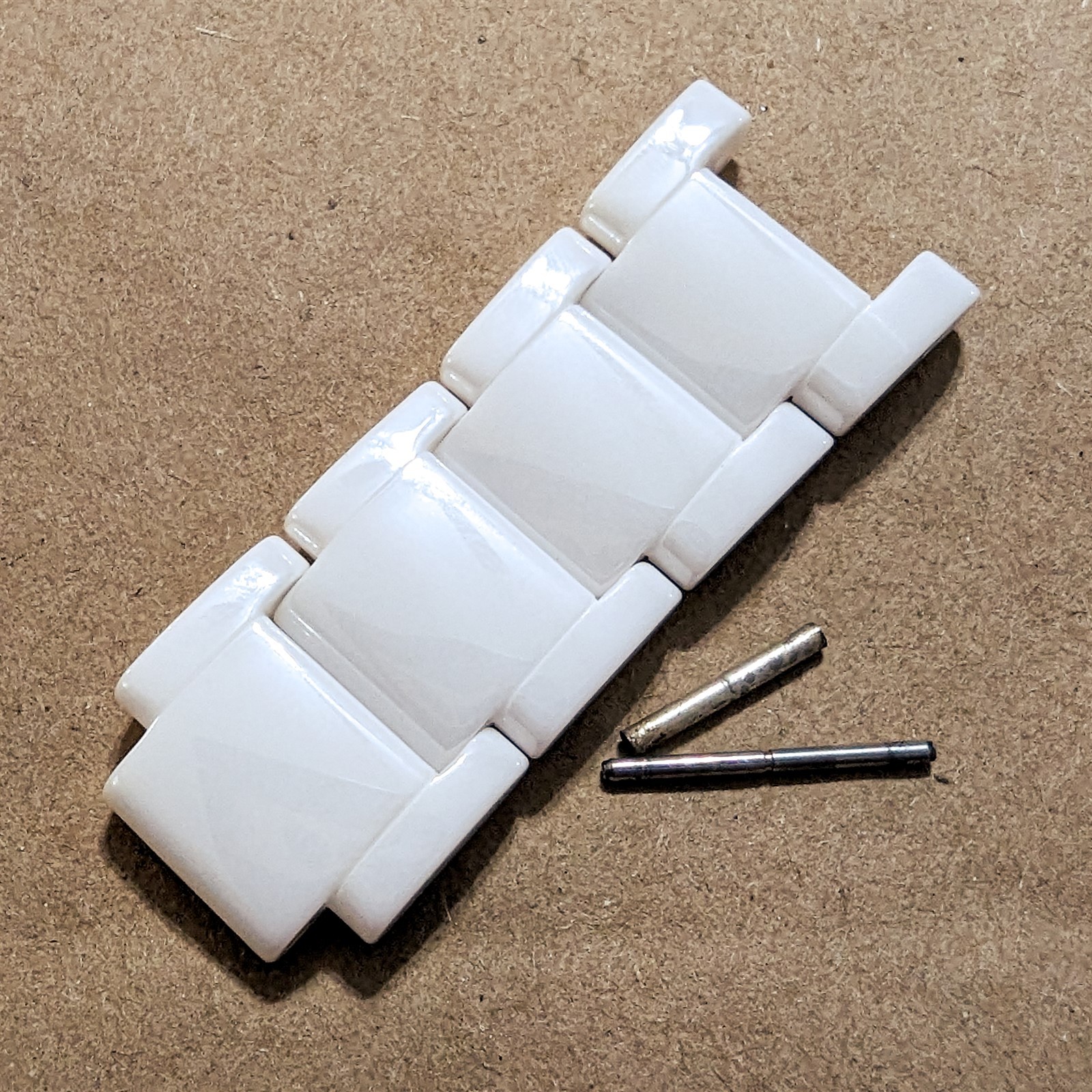 Michael Kors mk5308,mk5654 White Ceramic Watchband Repair Long Band Shoulder