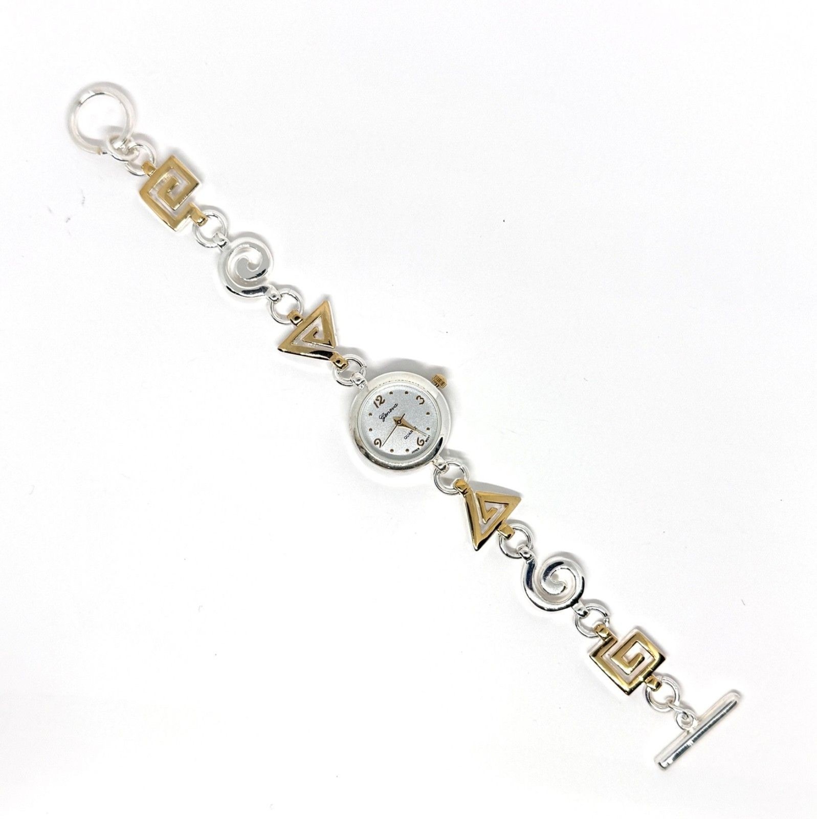 Silver & Gold Ladies Watch Bracelet #1183