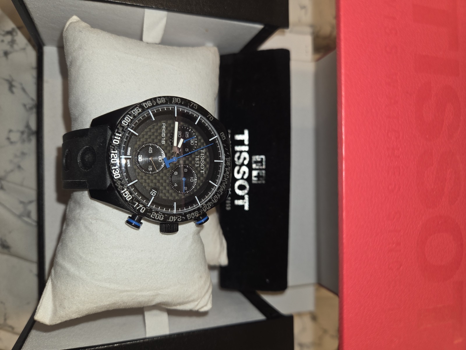 Tissot Supersport Men’s Black Watch – PRS 516. Brand New In Box