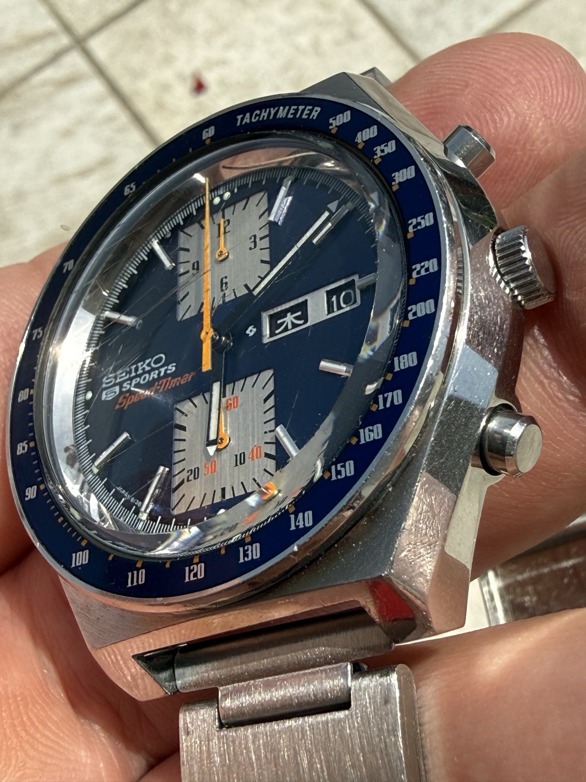 Seiko 6138-0030 Speedtimer “Kakume” Chronograph ‘74