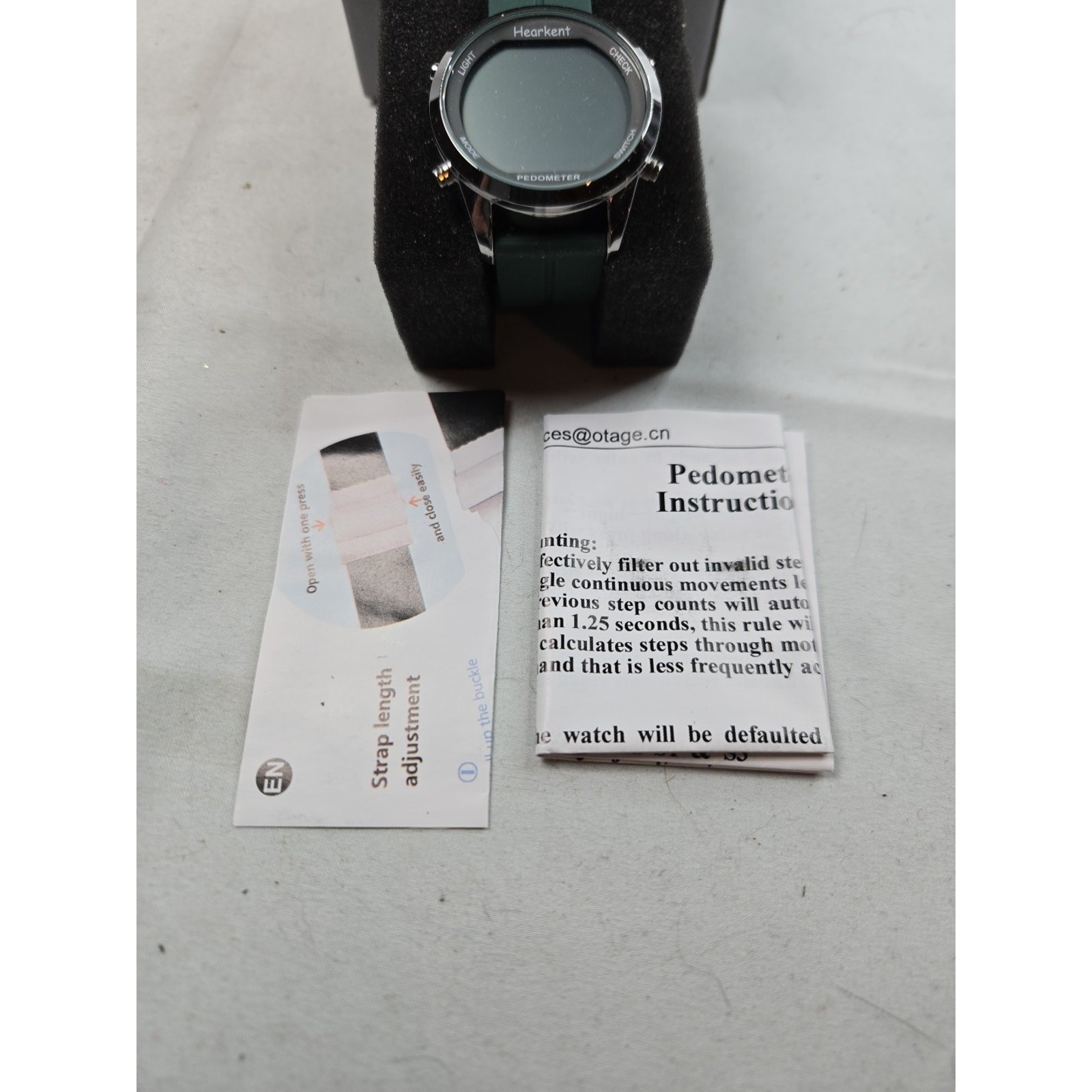 Hearkent Waterproof Pedometer Watch For Seniors Non Bluetooth No App Required