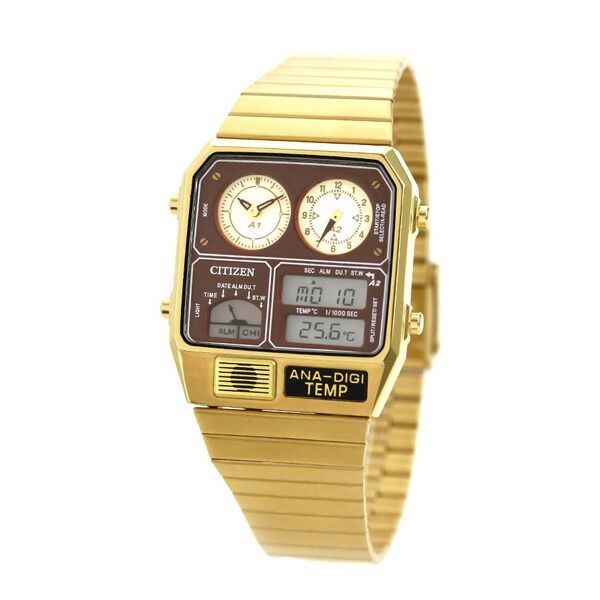 New CITIZEN Men’s Watch JG2103 72X Collection Record Label Ana Digi Temp