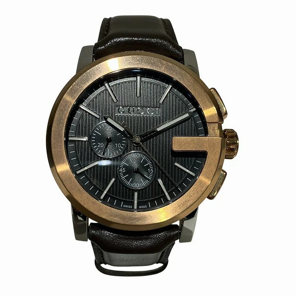GUCCI G Chrono YA101202 Quartz Men’s Watch Used