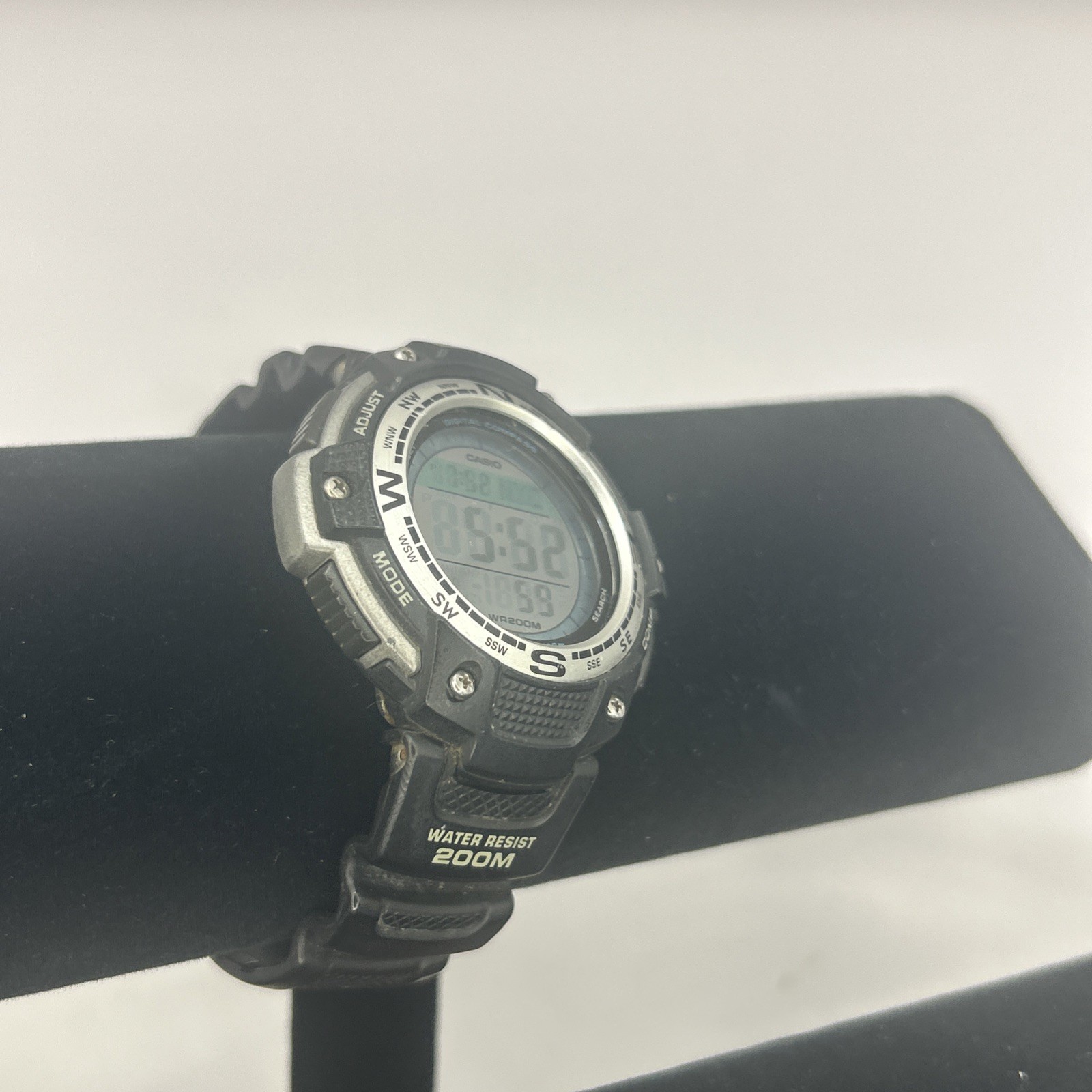 Casio SGW-100 Twin Sensor Watch Black 200M Water Resist Compass Thermometer