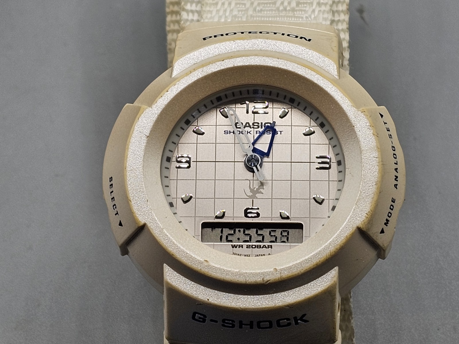 VTG Casio G-Shock AW-599 (AW-500) 380 Watch Analog Digital 1999 Lovers Works