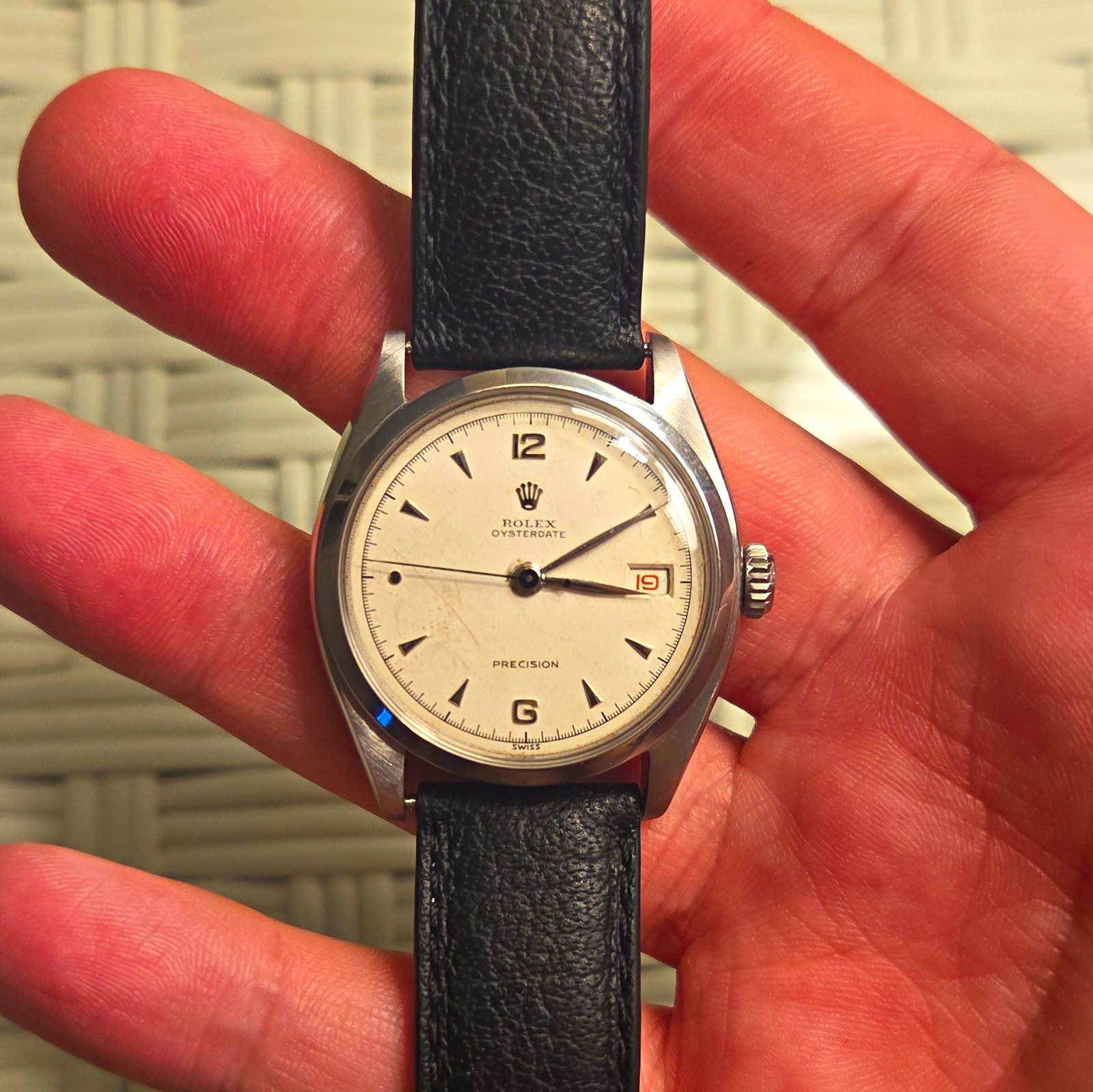 Rolex Oysterdate Precision 34MM Watch Ref. 6094 Year 1952 RARE