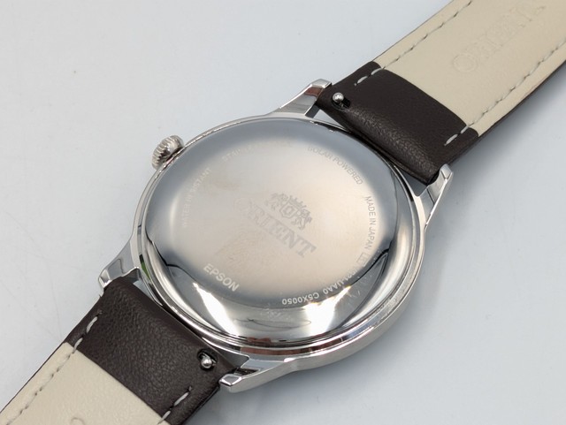 Orient Orient Solar Powered Water Resistant Unisex Quartz Stainless Steel Watch