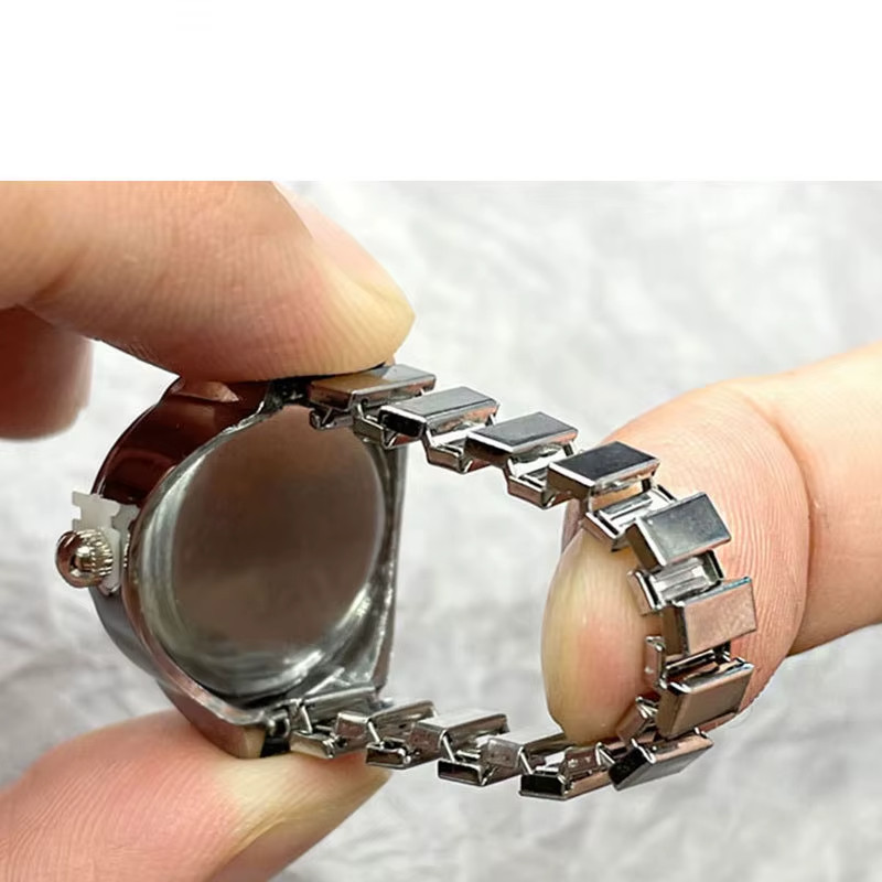 Silver Cat Quartz *Ring Watch*