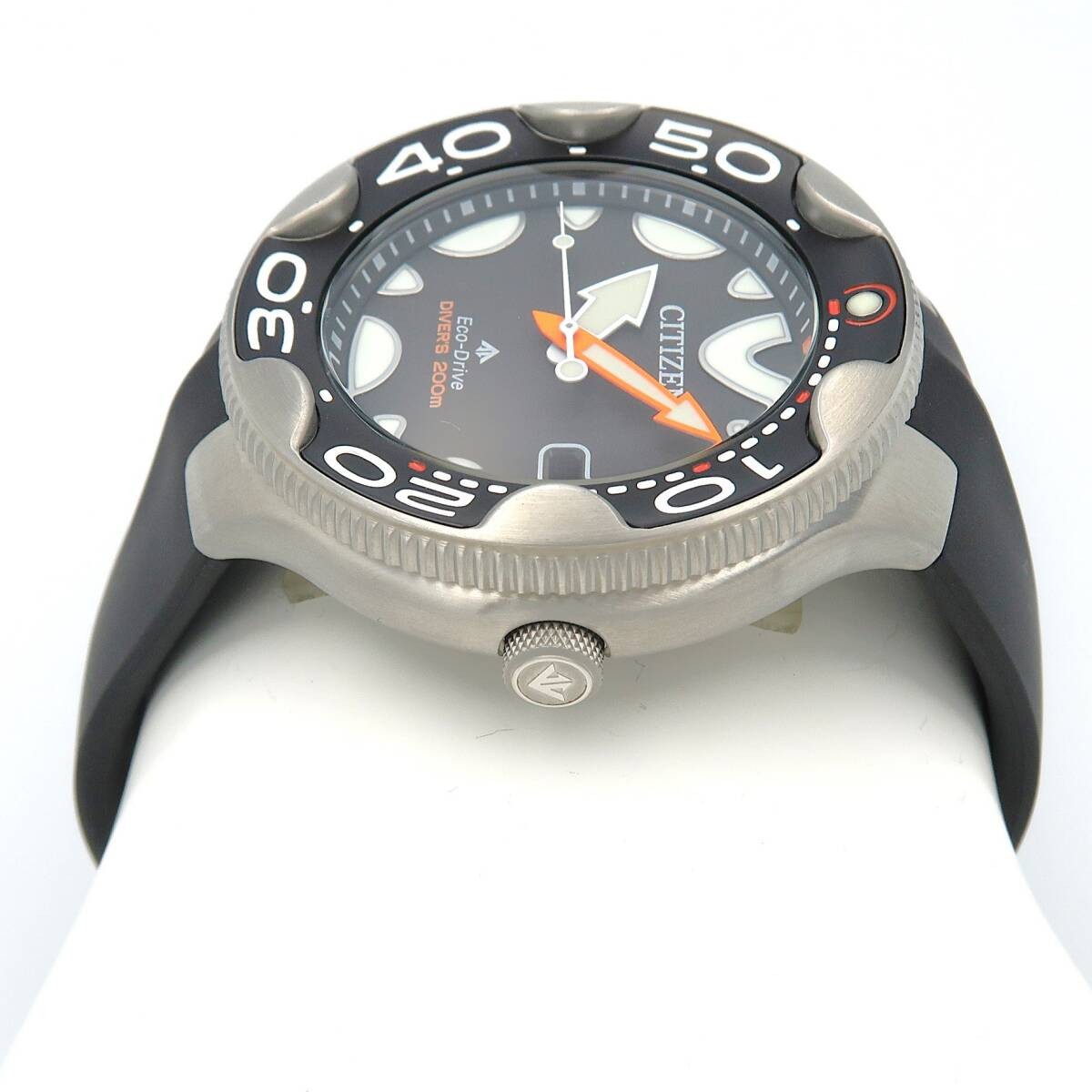 with Defects Citizen Eco Drive Promaster MARINE Black Diver’s Watch CITIZEN