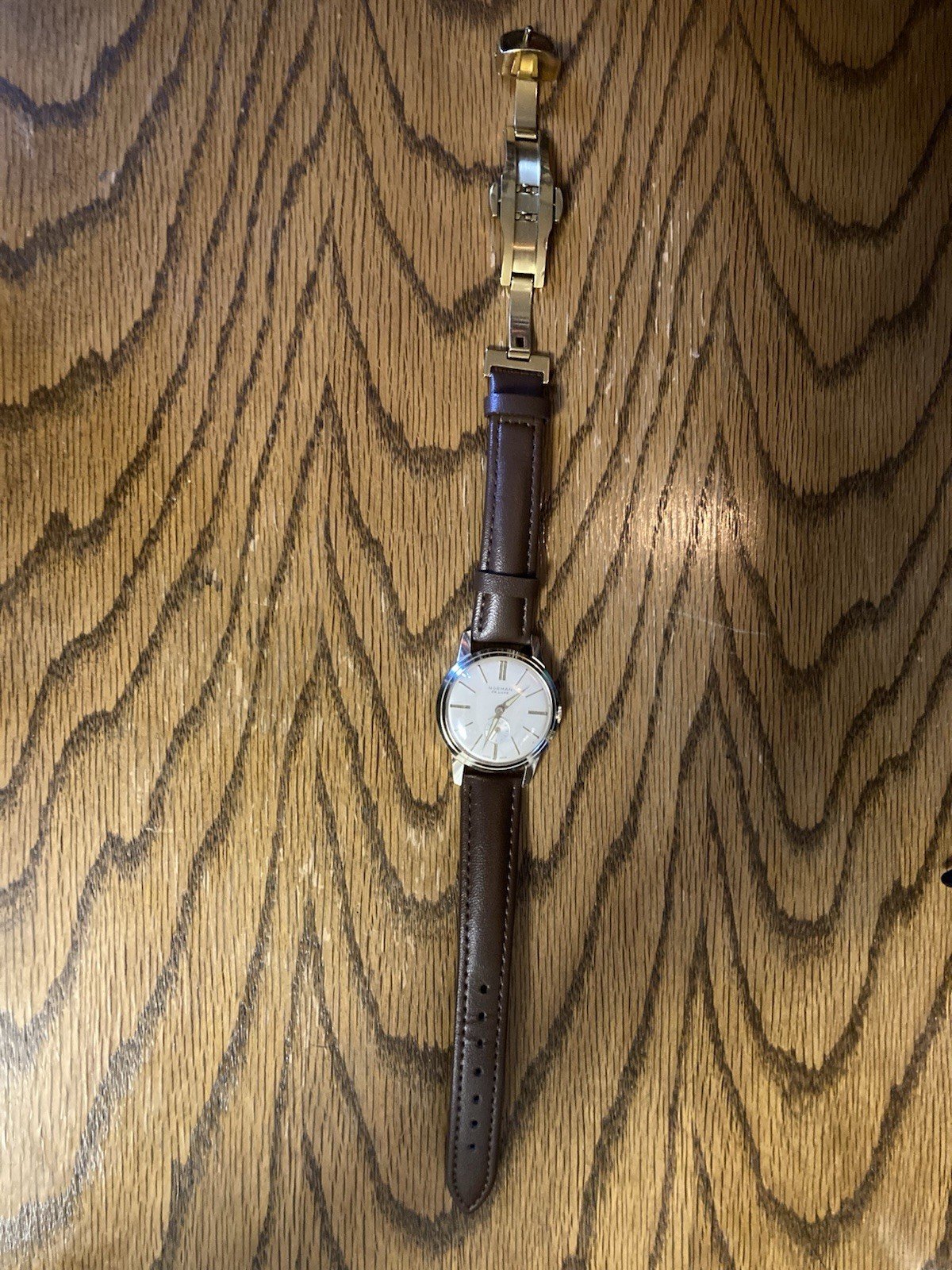 ✨ Serviced ✨ Norman De Luxe Watch With New Strap Mechanical Swiss 1950s