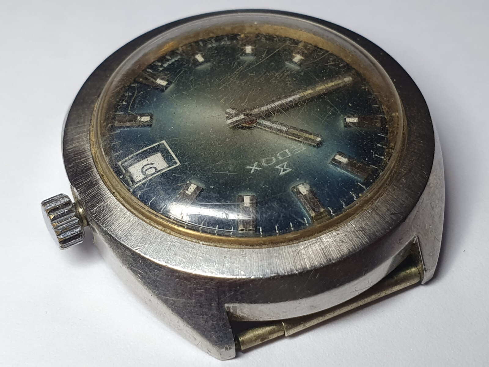 Edox watch- Classic/Vintage – ST-1950/51 – Men – 1960-1969 case 35 mm to repair