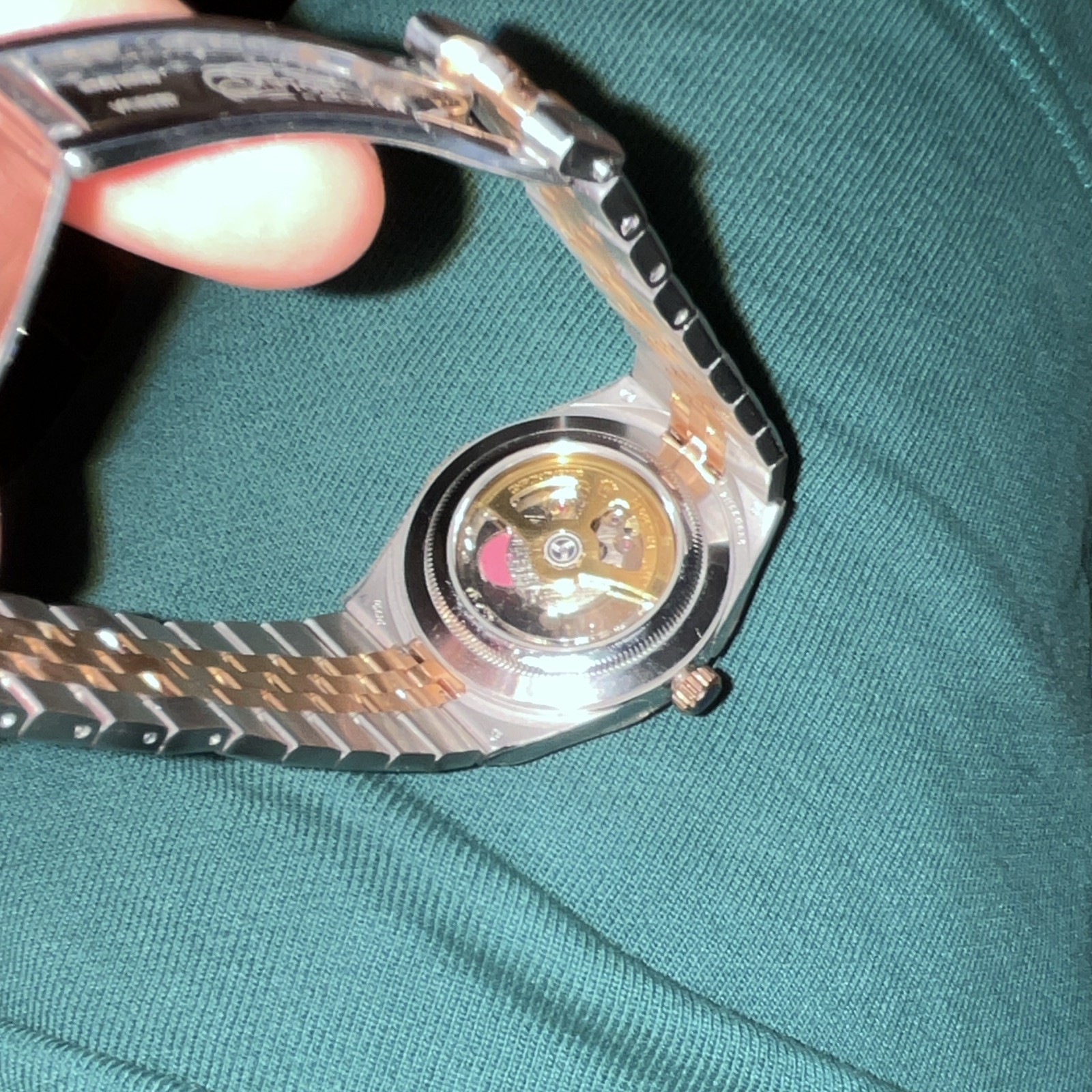Rolex Datejust 41mm Two-Tone Honeycomb Dial Fluted Bezel Auto Date 100m