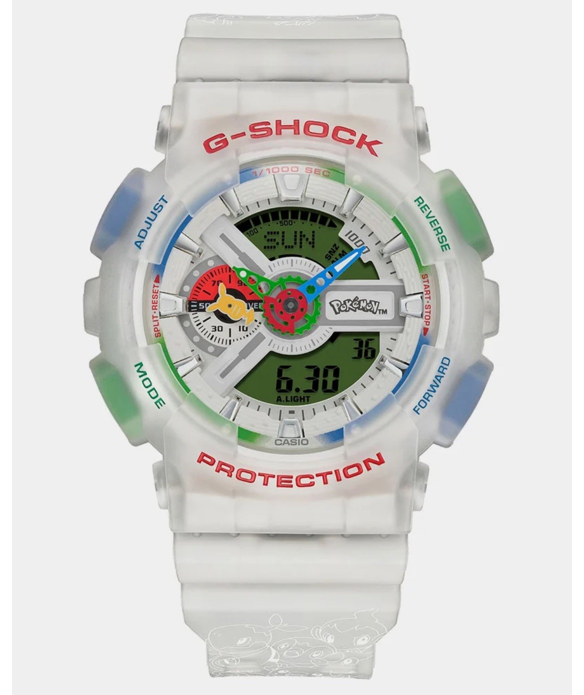 PRE SALE CASIO Pokémon x G-SHOCK GA-110PKM-7AJR Pokémon Collaboration Model