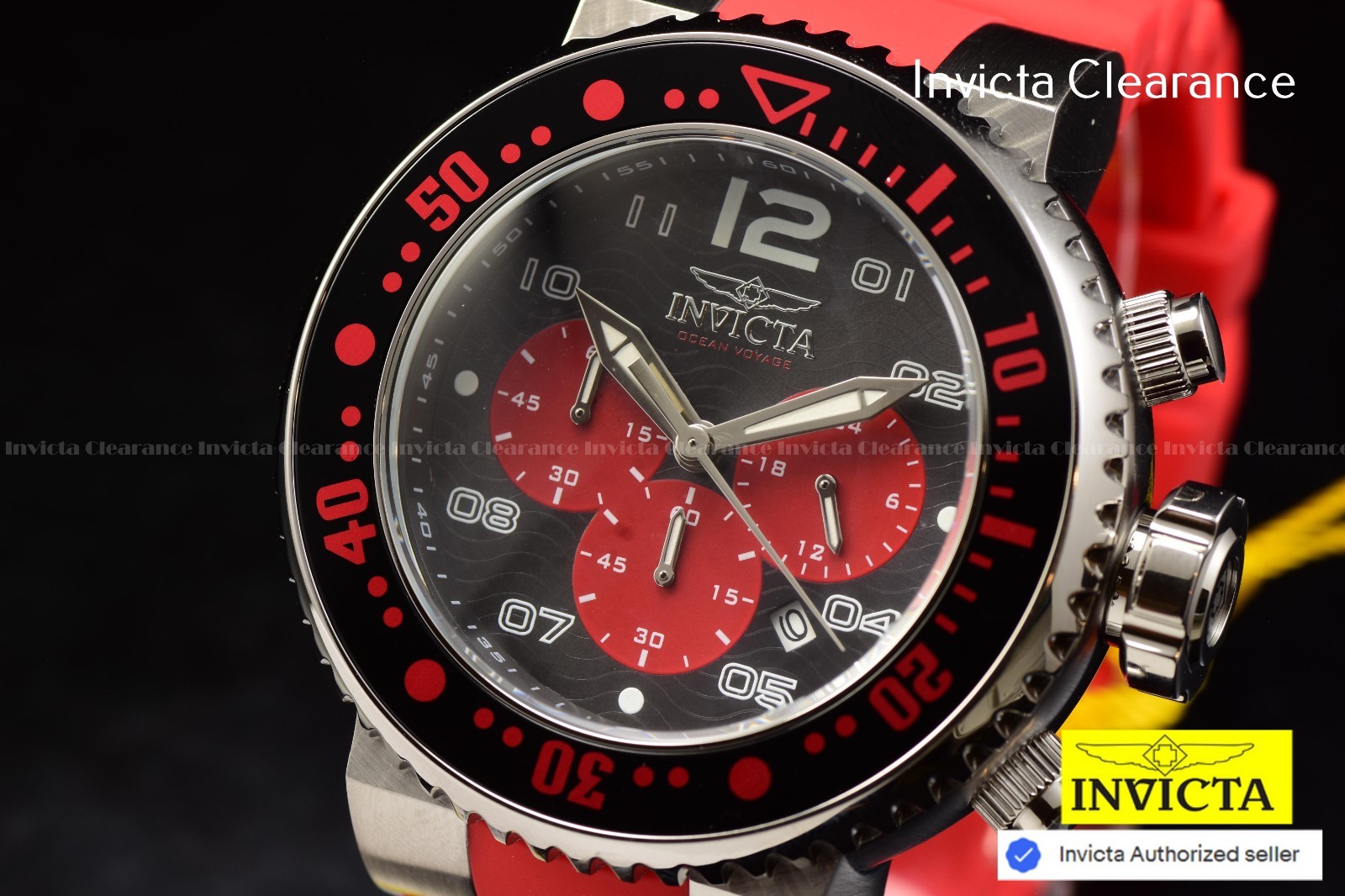 Invicta Men’s Elements Stainless Steel Hook Buckle Clasp Bracelet 39619