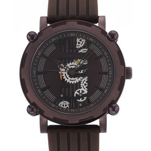 SPORTLINK Men’s LEGEND Dark Brown Rubber Watch new