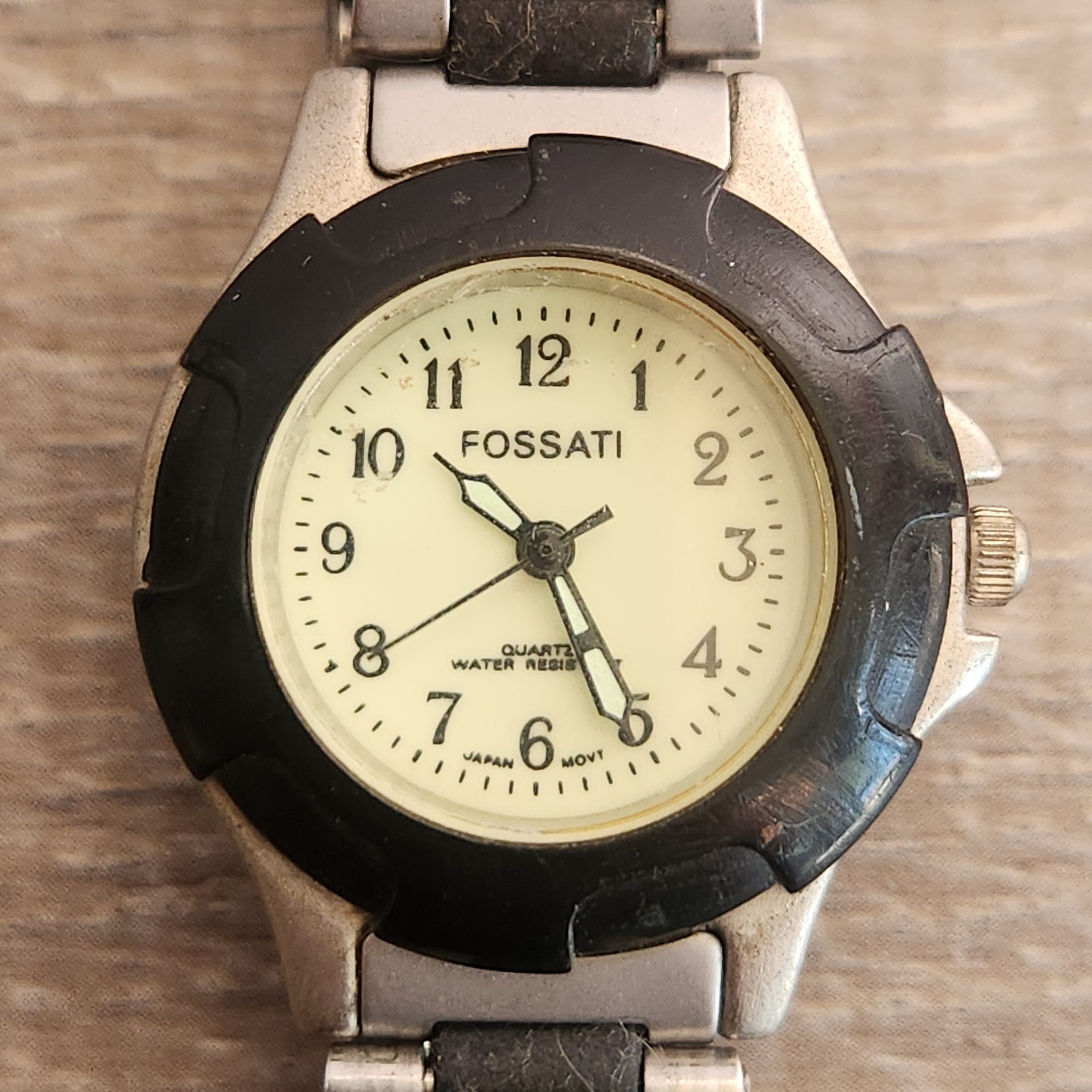 Fossati Analog Adult Quartz Wrist Watch Japan Tested Working New Battery